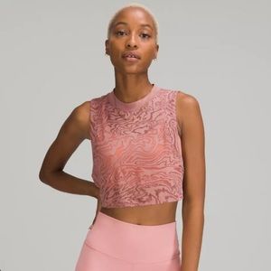 All yours crop tank *veil